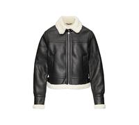 QS Veste d’hiver noir / blanc, Taille XXL