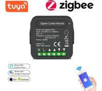 QS-Zigbee-CP03 Tuya Zigbee Intelligent Rideau swtich Module Home Modification Mobilephone Appareils Target Timing Function App Remotes Le contrôle compatible avec Alexa Voice