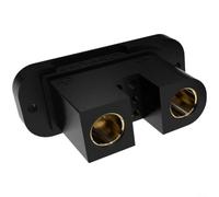 QS9U Connecteur haute intensité 160 A Anti-pour Spark 500 V RC pour modèle | Cuivre plaqué or, 500 V, boîtier PA, fil 6-10 AWG, pour drones, robotique, solaire
