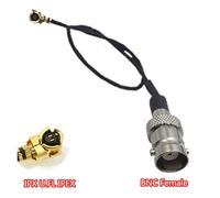 QSBVSO 1.13 Ipx u.fl ipex À Bnc Connecteur Femelle Rf Pinceau coaxial Jumper 1.13mm Câble(1m)