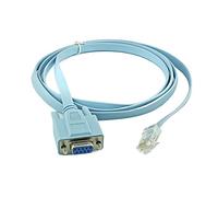 QSBVSO 1.5 mètres RJ45 à RS232 câble série 9 Broches DB9 câble série Faisceau de câbles réseau 2 pièces