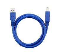 QSBVSO 1,8 mètre Super Haute Vitesse USB 3.0 5 GBPS A à B mâle à l'extension de câble Masculin Compatible with imprimante/hub/Lecteur de Disque Dur/HDD/SSD Enceinte