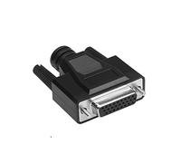 QSBVSO 1 pc Db26 Connecteur de Soudure H-D-B26 3 Lignes de 26 Broches de Bougie DB26 Connecteurs de Type de Fil de soudage féminin Masculin Sombre(Female-B)