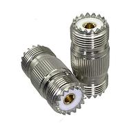 QSBVSO 1 pièces adaptateur UHF PL259 SO239 vers prise mâle UHF/N &Femelle Jack Straight &Angle droit &Bride &Connecteur coaxial RF de type T(Type 4-1pcs)