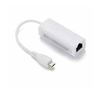 QSBVSO 10/100M ASIX AX88772C câble Adaptateur LAN ETHERNET Haut débit U 2.0 sans Lecteur vers RJ45 Compatible with Mobile X86 MK808B(Micro USB to RJ45)