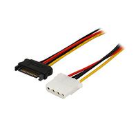 QSBVSO 12 Pouces SATA Mâle à 4 Broches molex Lp4 Femelle IDE Câble de convertisseur d'adaptateur d'alimentation Disque Dur, mâle sur Femelle Compatible with 1 DVD HDD IDE 2V / 5V