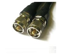 QSBVSO 1pcs 50-9 câble 1/2 ligne de chargeur super flexible Uhf Mâle à Uhf Adaptateur mâle Rf Câble coaxial Pigtail rallonge cavalier(1m)