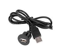 QSBVSO 2.0 câble d'extension Type A mâle à Femelle Port Cordon connecteur Voiture Allume-Cigare Prise convertisseur câble 2 m/6ft