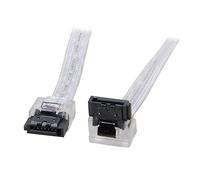 QSBVSO 24 Pouces de 180 à 90 degrés 6 Go/s SATA3 en série Données ATA Câble avec loquet Compatible with PC SATA 3.0 SATAIIII 6 Gbps Disque Dur Disque de Disque Dur/SSD- Mèche