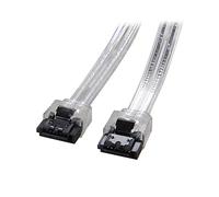 QSBVSO 24inch 6GB / s SATA3 en série Données ATA Câble avec Verrouillage de loquet Compatible with Pc Ordinateur Portable SATA 3.0 SATAIIII 6 Gbps Disque Dur Disque Dur/SSD- Mèche