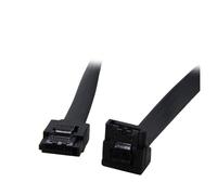 QSBVSO 5pcs SATA 3 Câble, Super Vitesse SATA3 Contrôleur à SSD HDD Disque Dur SATA III Connecteur de données Compatible with rasus Gigaoctet MSI De Gros(60CM,Black 90 Degree)