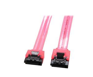 QSBVSO 6 Go 6GB / s SATA3 en série Données ATA Câble avec Verrouillage de loquet Compatible with Pc Ordinateur Portable SATA 3.0 SATAIIII 6 Gbps Disque Dur Disque de Disque Dur/SSD- Mèche(UV Red)