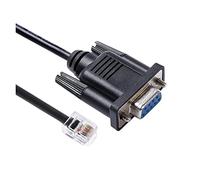 QSBVSO 9 Broches d-sub DB9 Femelle RS232 série vers RJ11 6P4C câble de Communication de Console Compatible with Batterie au Lithium US2000 US2000 Plus(3m)