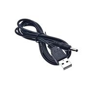 QSBVSO Adaptateur d'alimentation CC Convertir en câble de Cordon d'alimentation 3,5 * 1,35 mm DC 3,5 mm x 1,35 mm Noir Blanc(Svart)