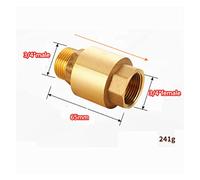 QSBVSO Brass1 / 2 "3/4" 1" Bsp Filetage masculin à ressort vertical ressort Valve de contrôle d'une manière non retournée(A2)