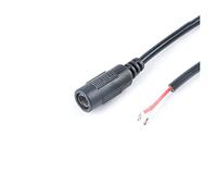 QSBVSO Câble d'alimentation CC DC5.5 * 2.1 Fil de connecteur mâle/Femelle 0.3 Fil carré Fil parallèle Rouge et Noir(DC5.5X2.1 Male)