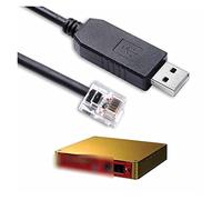 QSBVSO Câble de Configuration de Liaison PC CP2102 U RS232 série vers RJ11 6P6C Compatible with HKS F-Con V Pro V3.0/3.1(1M)