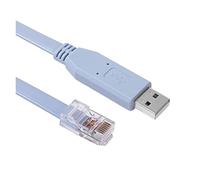 QSBVSO Câble de Console série PL2303GT U RS232 vers RJ45 Compatible avec Les routeurs et commutateurs HP Hua-wei H3C Windows M Linux Pris en Charge