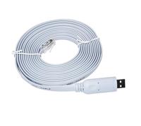 QSBVSO Câble de débogage Communication série USB RS232 vers RJ45, 1,8 m 3, Puce FT232RL, for routeur H3C HP ARBA(3.0m)