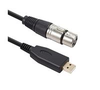 QSBVSO Câble de Microphone 2m 3m 5m, USB Mâle à XLR Adaptateur de câble de câble de câble de câble de câble de câble de câble(5M)