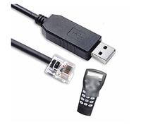 QSBVSO Câble de Mise à Niveau de Liaison PC à Commande Manuelle CP2102 U RS232 série vers câble de Mise à Niveau du micrologiciel RJ11 6P6C(3m)