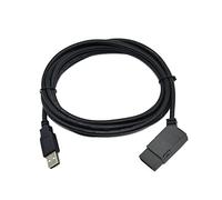 QSBVSO Câble de Programmation isolé PC-LO-GO U adapté Compatible avec la série PLC RS232 LO-GO! PC-Cable PC-6ED1 057-1AA01/1AA00(USB-Logo (USB Port))