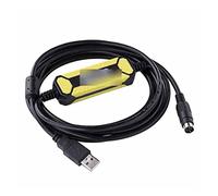 QSBVSO Câble de Version améliorée U-DVP adapté De-lta DVP EH ES EC EX série SS câble de Programmation PLC USBACAB230 câble de téléchargement(Upgraded Economic TP)