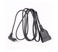 QSBVSO Câble d'extension d'alimentation de Prise mâle à Femelle à 90 degrés for Ordinateur PC 0.3 m/0.6 m Cordon Secteur coudé à 2 Broches(1.8m)