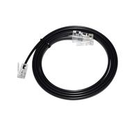 QSBVSO Câble d'extension RJ11 6P4C à RJ45 8P8C for Modem ETHERNET, données ADSL, Patch téléphonique, Connexion Internet BT Haut débit Large Bande(2m)
