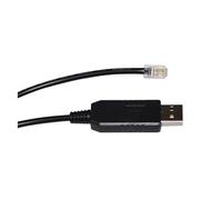 QSBVSO Câble d'imprimante PC TLS2200 avec Puce FT232RL, USB vers RJ9 RJ22 4P4C, Prise imprimante Brady, câble de Communication série RS232(5M,FT232RL Chip)