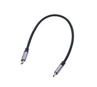 QSBVSO Câble Type C PD 60W for Sam-Sung S 20 10 Note10 Note9 for Rapide for Red-mi Mi 11 HUA-WEI P20 P30 Pro(30cm)