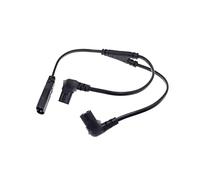 QSBVSO Cordon d'alimentation Secteur divisé IEC320 C8 à 2X C7 Y, câble d'alimentation Secteur IEC Figure 8 mâle à 2 Femelle 1 entrée 2 Sorties, Longueur = 39 cm Noir