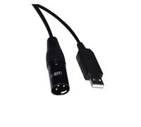 QSBVSO FT232RL - convertisseur USB vers XLR 3 Broches mâle, câble série RS485 for PROCESSEUR Audio XTA, Communication PC, Adaptateur d'e/s K2-ADE(5M,Color D)