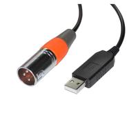 QSBVSO FT232RL - convertisseur USB vers XLR 3 Broches mâle, câble série RS485 for PROCESSEUR Audio XTA, Communication PC, Adaptateur d'e/s K2-ADE(1.8M,Color B)