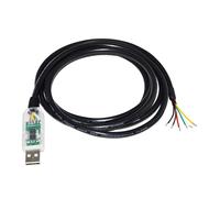 QSBVSO FT232RL Puce USB vers RS485 CONVERTISSEUR 6 CŒURS 6PIN Nous CÂBLE DE Communication GND DONNÉES A + B- 120R USB-RS485-WE-5000-BT(13.0M,Black USB Case)