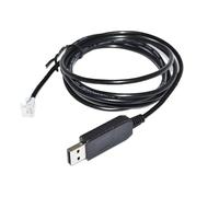 QSBVSO FT232RL RS232 RJ11 RJ12 vers USB 6P4C Adaptateur de Prise câble Console for commutateur HIRSC ~ Mann RS20 Configuration Port V.24(3m,PL2303GT Chip)