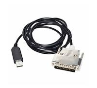 QSBVSO FT232RL U À DB25 D-SUB 25PIN CONNECTEUR MÂLE RS232 Adaptateur CONVERTISSEUR Modem CNC CÂBLE DE Programmation Compatible with XY-RS-34(3m)