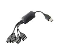 QSBVSO M~ni câble d'extension de séparateur Haute Vitesse à 4 Ports