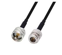 QSBVSO Nouvelle Lmr240 Câble Kabel n type femme à Uhf Connecteur mâle LMR-240 50-4 Câble de saut de pigé coaxial à faible perte(0.5m)