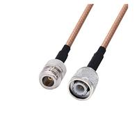 QSBVSO Nouvelle Rg178 Câble Kabel n femelle à TNC Adaptateur mâle Pigtail Câble de cavalier RF coaxial(0.3m)