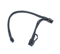QSBVSO Pci Express GPU 8Pin à Dual 8 (6 + 2) Carte Graphique de câble d'alimentation PIN 8PIN 1 à 2 Cordon d'alimentation Compatible with Corsair RM650X RM750X RM850X RM1000X