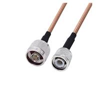 QSBVSO Rg178 Câble kabel n mâle à TNC ADAPTATEUR HOMME CABLE COAXIAL RF CABLE DE JUMPER 0.1-2M(0.3m)