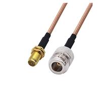 QSBVSO Rg178 Câble Kabel RP SMA Type Femelle à N Type Adaptateur féminin Pigtail Coaxial RF Câble de cavalier 0,1-2M(1.5m)