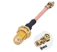 QSBVSO Rg178 Câble U.fl ipx ipex à RP-SMA/SMA Antenne de rallonge féminine mâle Rf Jumper du câble de la cochon(0.5m,3 SMAF-IPEX)
