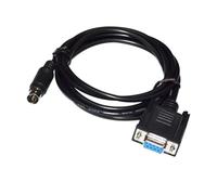 QSBVSO RS232 D-SUB 9P DB9 vers Mini DIN 5PIN MD5 CONVERTISSEUR CÂBLE DE Programmation PLC for PC Mats ~ SHITA GT11 KABLE CONTRÔLE À ÉCRAN Tactile(3m)