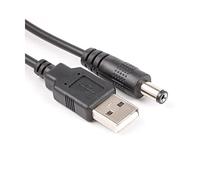 QSBVSO USB À 5,5/2,1 mm DC Pobre de Prise de Baril de Puissance 5,5 x 2,1 mm Câble du connecteur d'alimentation du Canon(30cm,Straight)