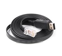 QSBVSO USB Aux câble de rabouillage de la Console en série / RS232 Compatible avec Les routeurs CIS-CO - RJ45(16ft)