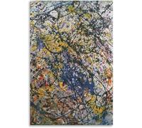 QSDTGHUIKP Affiche de Jackson Pollock Abstract Untitled Wall Art Imprimés de Jackson Pollock Peinture esthétique sur toile pour décor de bureau Tableau 16x20inx1 Sans cadre