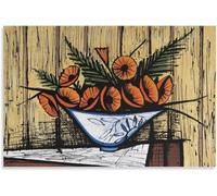 QSDTGHUIKP Affiche Vintage Bernard Buffet《Vase Concern》Peinture Art Mural Abstrait Bernard Buffet Impressions sur Toile Pour Maison Murale Photo Décor 40x60cm Sans Cadre