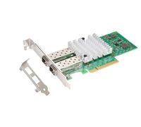 QSFPTEK 10G Carte RéSeau Ethernet, 2*SFP Port PCI-E Carte RéSeau Serveur avec Chipset Broadcom BCM57810S, Adaptateur Ethernet 10gbit/S, Carte RéSeau Wan Mei LAN pour en Windows Server/Linux/Vmware